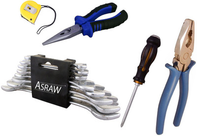 

Asraw Hand Tool Kit(13 Tools), Multicolor