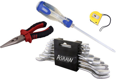 

Asraw Hand Tool Kit(12 Tools), Multicolor