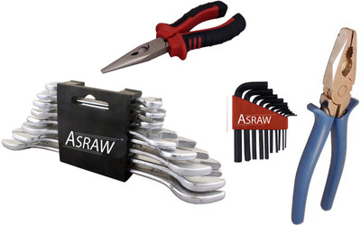 

Asraw Hand Tool Kit(12 Tools), Multicolor