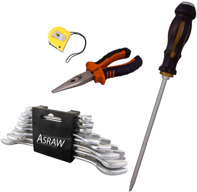 

Asraw Hand Tool Kit(12 Tools), Multicolor