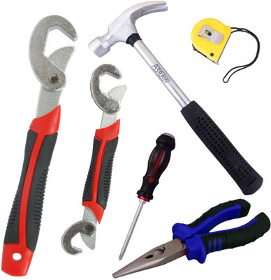 

Asraw Hand Tool Kit(6 Tools), Multicolor