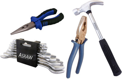

Asraw Hand Tool Kit(12 Tools), Multicolor