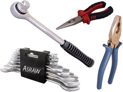 

Asraw Hand Tool Kit(12 Tools), Multicolor