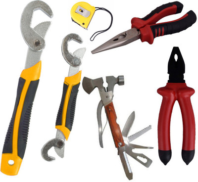 

Asraw Hand Tool Kit(6 Tools), Multicolor