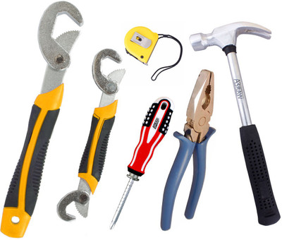 

Asraw Hand Tool Kit(6 Tools), Multicolor