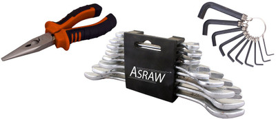 

Asraw Hand Tool Kit(11 Tools), Multicolor