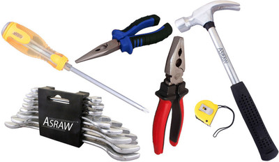 

Asraw Hand Tool Kit(14 Tools), Multicolor