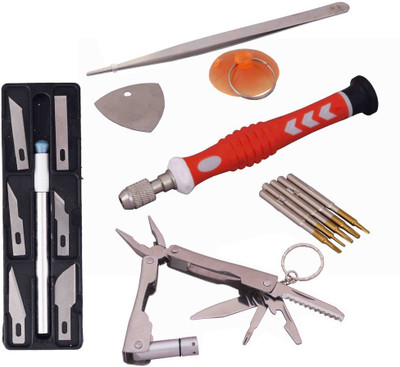 

Asraw Hand Tool Kit(6 Tools), Red