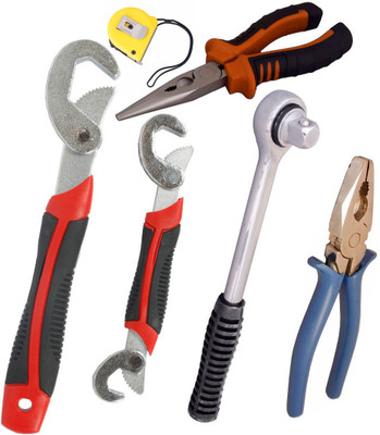 Asraw Hand Tool Kit(6 Tools), Multicolor
