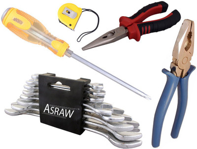 

Asraw Hand Tool Kit(13 Tools), Multicolor