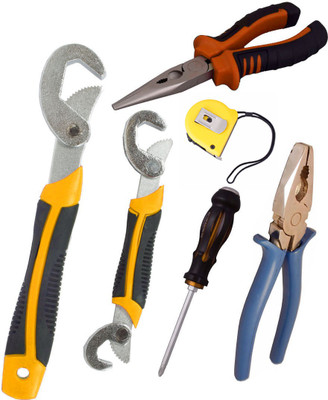 Asraw Hand Tool Kit(6 Tools), Multicolor