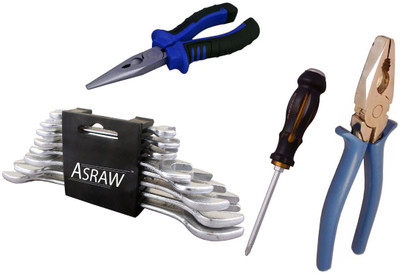 

Asraw Hand Tool Kit(12 Tools), Multicolor