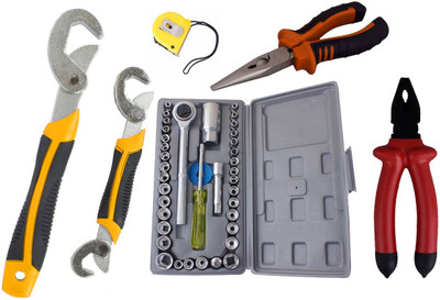 

Asraw Hand Tool Kit(6 Tools), Multicolor