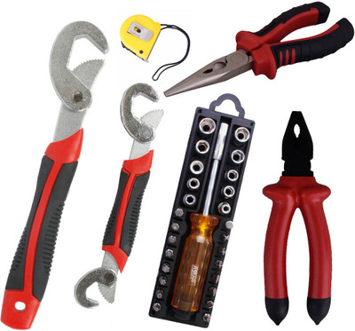 

Asraw Hand Tool Kit(6 Tools), Multicolor