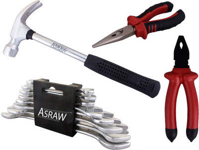 

Asraw Hand Tool Kit(12 Tools), Multicolor