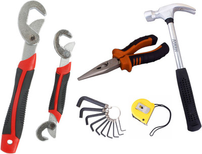 

Asraw Hand Tool Kit(6 Tools), Multicolor
