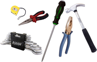 

Asraw Hand Tool Kit(14 Tools), Multicolor