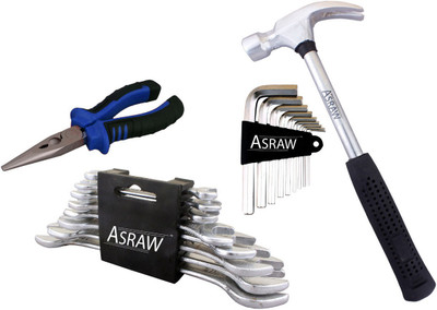

Asraw Hand Tool Kit(12 Tools), Multicolor