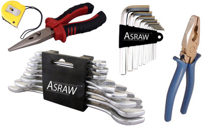 

Asraw Hand Tool Kit(13 Tools), Multicolor