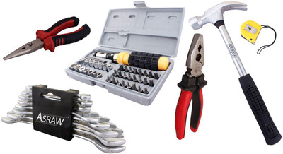 

Asraw Hand Tool Kit(14 Tools), Multicolor