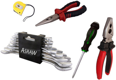 

Asraw Hand Tool Kit(13 Tools), Multicolor