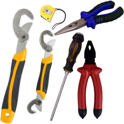 

Asraw Hand Tool Kit(6 Tools), Multicolor