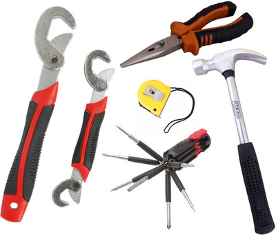 

Asraw Hand Tool Kit(6 Tools), Multicolor