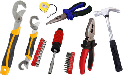 

Asraw Hand Tool Kit(7 Tools), Multicolor