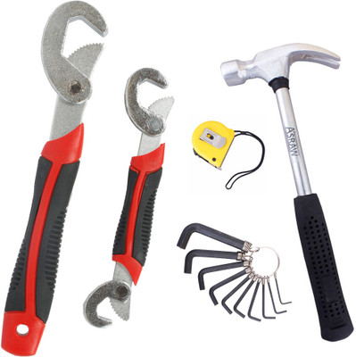 

Asraw Hand Tool Kit(5 Tools), Multicolor