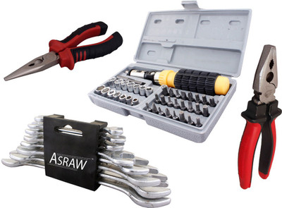 

Asraw Hand Tool Kit(12 Tools), Multicolor