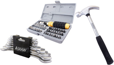 

Asraw Hand Tool Kit(11 Tools), Multicolor
