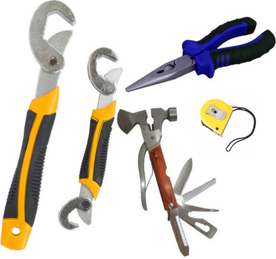 

Asraw Hand Tool Kit(5 Tools), Multicolor