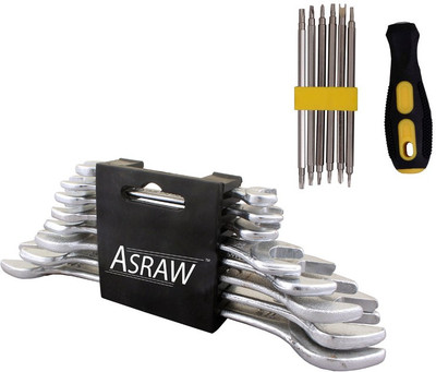 

Asraw Hand Tool Kit(10 Tools), Multicolor