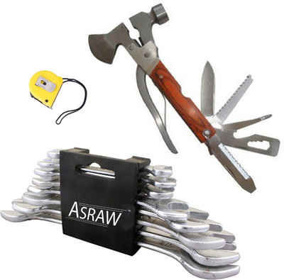 

Asraw Hand Tool Kit(11 Tools), Multicolor