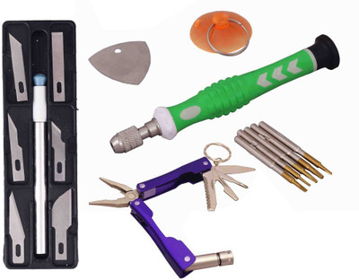 

Asraw Hand Tool Kit(5 Tools), Green