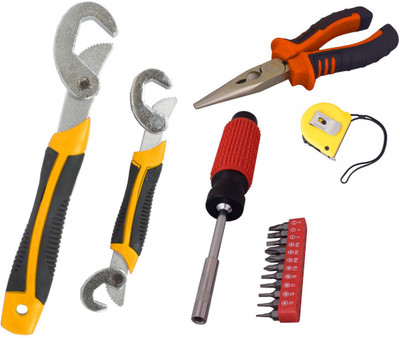 

Asraw Hand Tool Kit(5 Tools), Multicolor