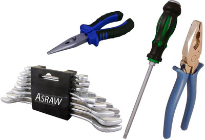 

Asraw Hand Tool Kit(12 Tools), Multicolor
