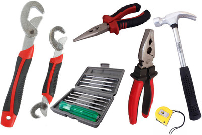 

Asraw Hand Tool Kit(7 Tools), Multicolor