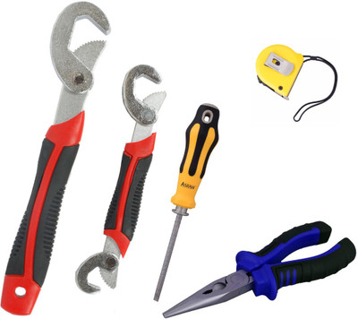 

Asraw Hand Tool Kit(5 Tools), Multicolor