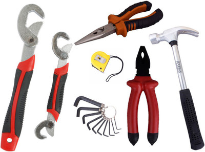 

Asraw Hand Tool Kit(7 Tools), Multicolor
