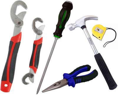 

Asraw Hand Tool Kit(6 Tools), Multicolor
