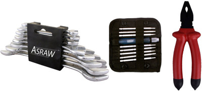 

Asraw Hand Tool Kit(11 Tools), Multicolor
