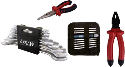 

Asraw Hand Tool Kit(12 Tools), Multicolor