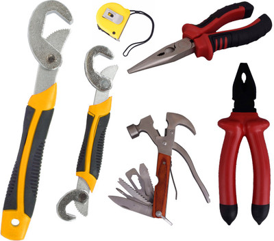 

Asraw Hand Tool Kit(6 Tools), Multicolor