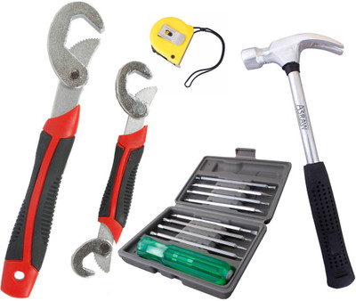 

Asraw Hand Tool Kit(5 Tools), Multicolor