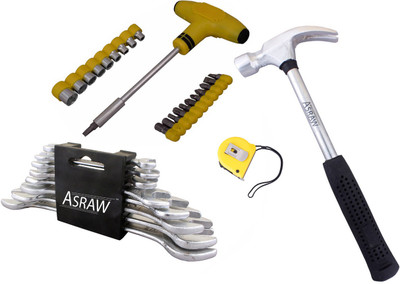

Asraw Hand Tool Kit(12 Tools), Multicolor