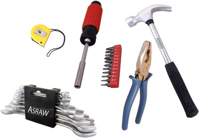 

Asraw Hand Tool Kit(13 Tools), Multicolor