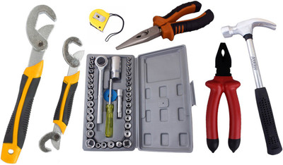 

Asraw Hand Tool Kit(7 Tools), Multicolor