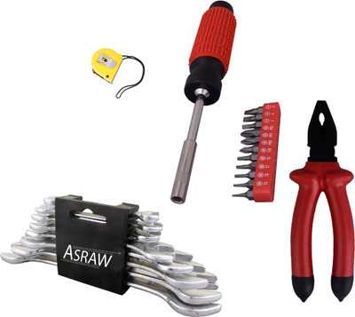 

Asraw Hand Tool Kit(12 Tools), Multicolor