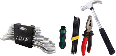 

Asraw Hand Tool Kit(12 Tools), Multicolor